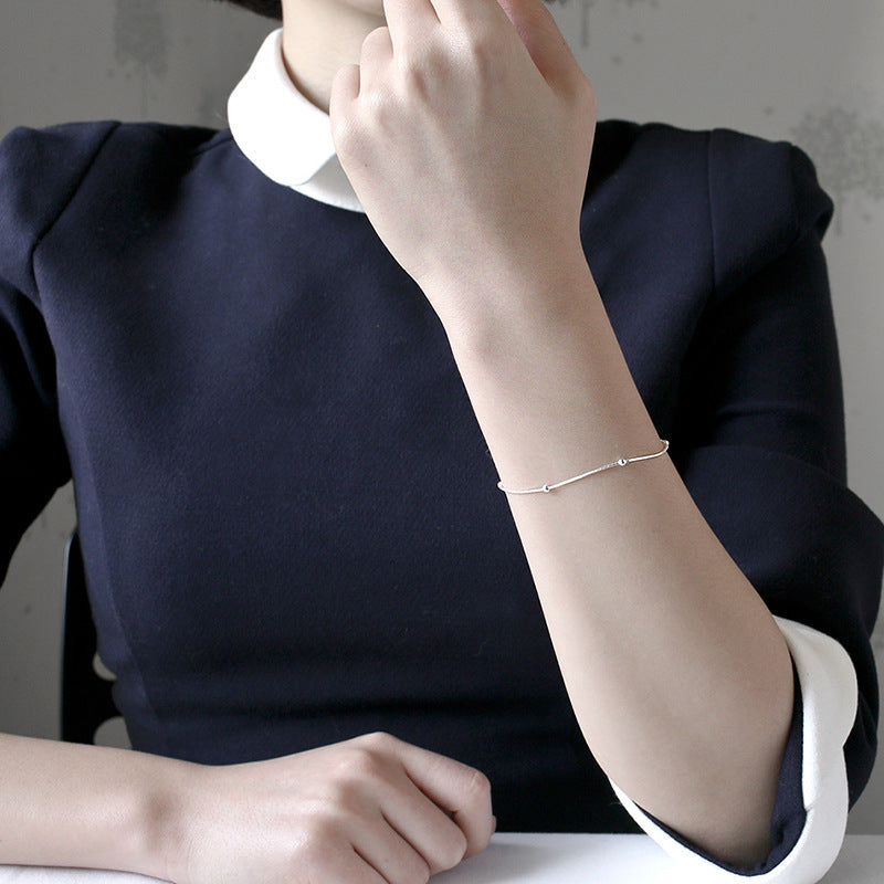 Damen Schlichte Mode Persönlichkeit Schlangenknochen-Armband