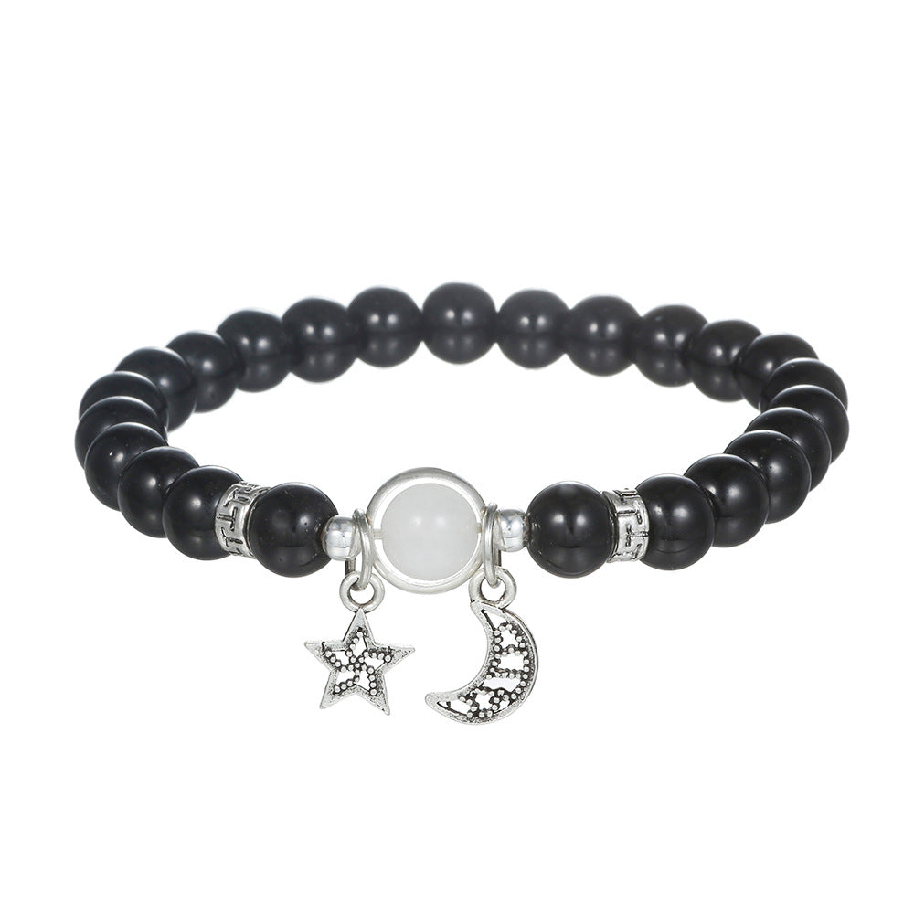 Fashion Gray Stone Zen Bracelet For Women