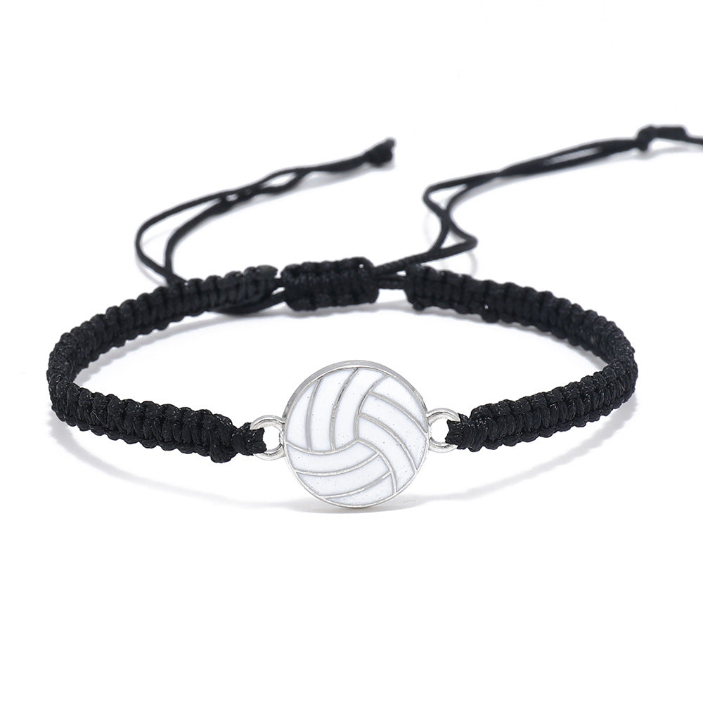 Pulseras Deportivas Trenzadas, Accesorios Deportivos Ajustables, Joyería de Béisbol, Voleibol, Baloncesto, Fútbol Americano y Soccer Para Aficionados, Ideales Para Regalos de Cumpleaños o Halloween