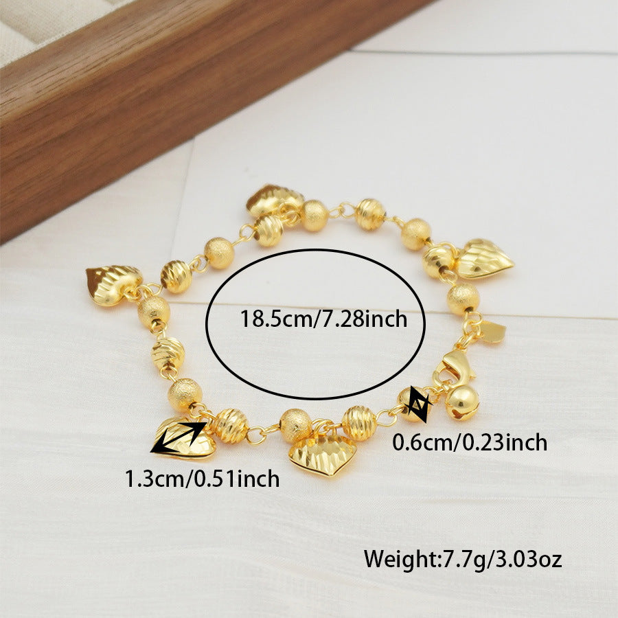 Elegante y Preciosa Pulsera con Forma de Corazón