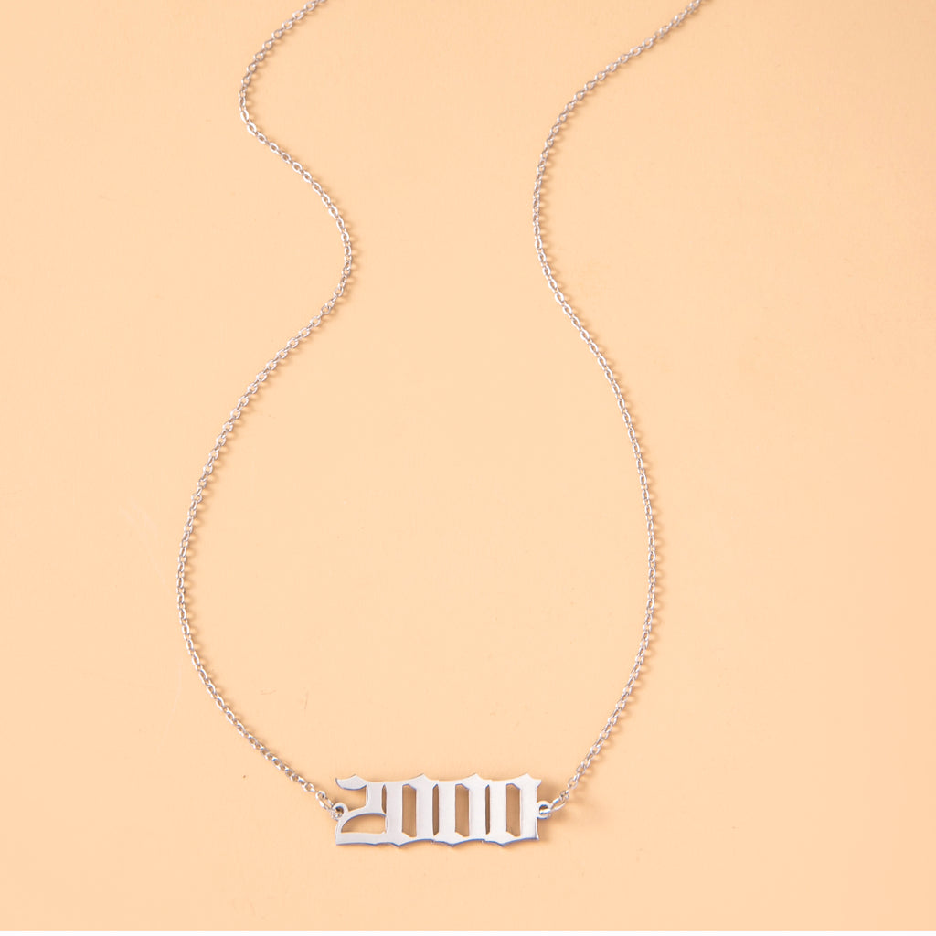Jahreszahlen-Halsketten für Damen – Geburtstagsgeschenke