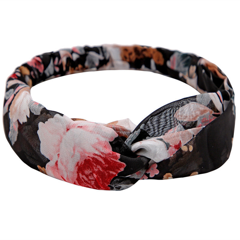 Women's Polka Dot Printed Bohemian Sweet Simple Hair Band