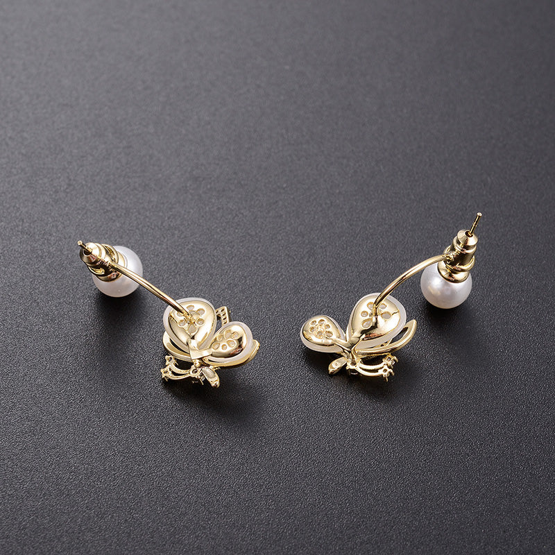 Pendientes de Mariposa de Ópalo para Mujer