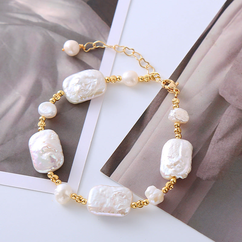 Vintage Natural Pearl Bracelet Bracelet Women's Accessories