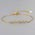 Diamond Wave Bracelet All-matching Graceful