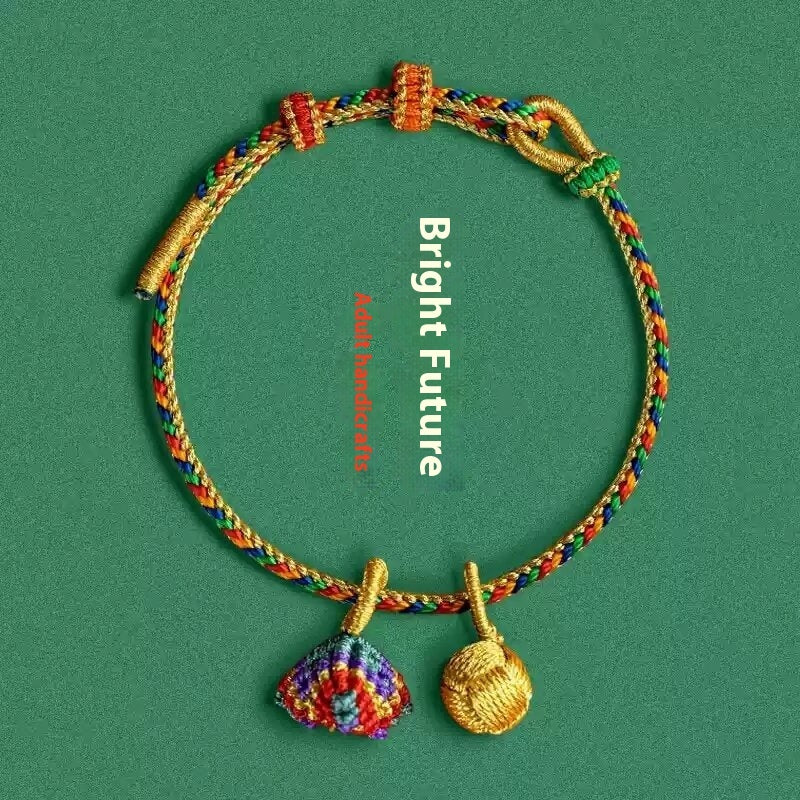 Dragon Boat Festival Colorful Rope Hand Weaving Bracelet