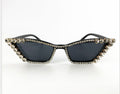 Gafas de sol con montura de diamante