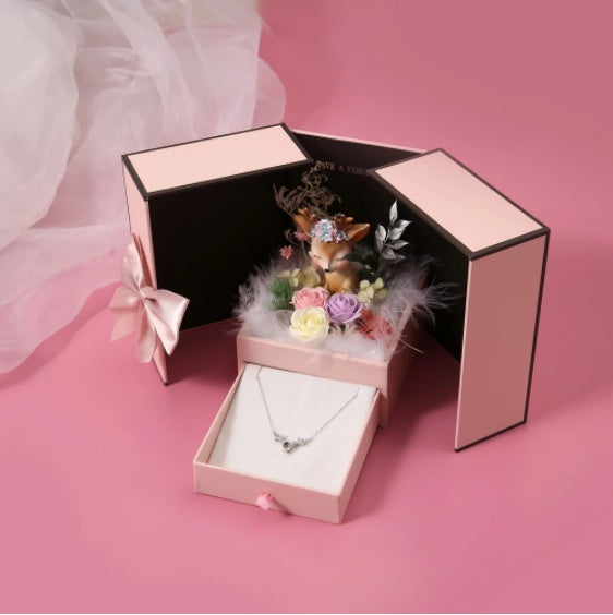 Blumen-Geschenkbox Tanabata Valentinstags-Geschenkverpackung