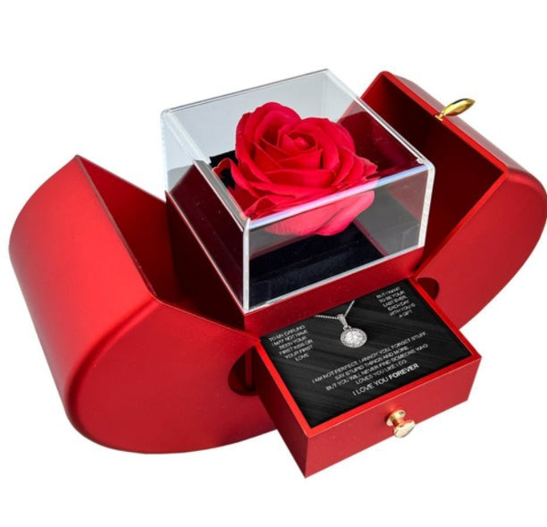 Mikro-Set runde Tasche Karat Diamant Schlüsselbeinkette