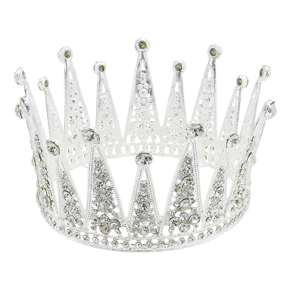 Braut-Haarschmuck aus Legierung mit hohler Diamantkrone