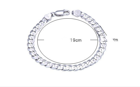 Silber Herren Armband Trend Männer Peitsche