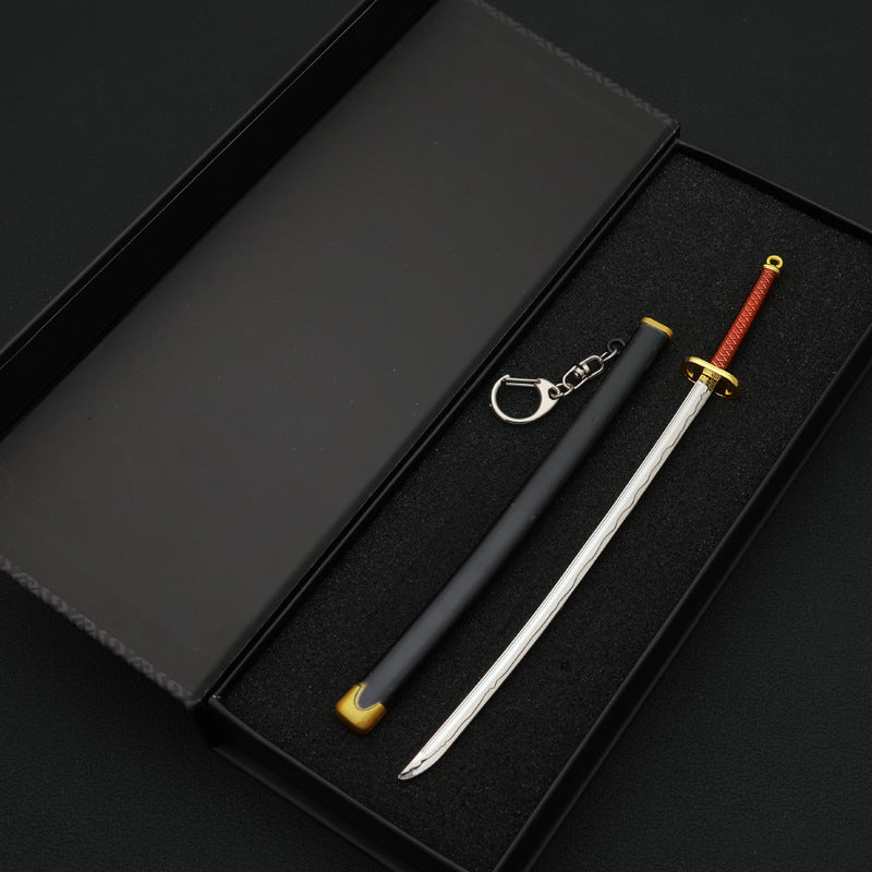 Modelo de arma B Hueso Preocupa Esposa Cuchillo 22CM Adornos Artesanales Totalmente Metálicos