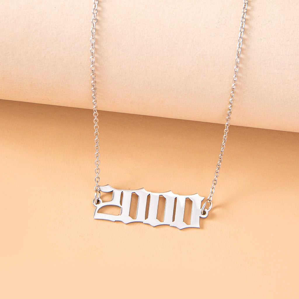 Jahreszahlen-Halsketten für Damen – Geburtstagsgeschenke