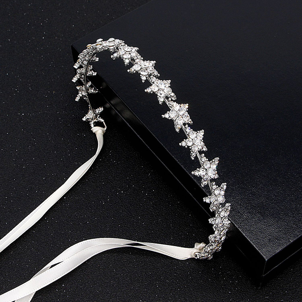 Diadema de novia, accesorios de boda de aleación, joyería para vestido de novia