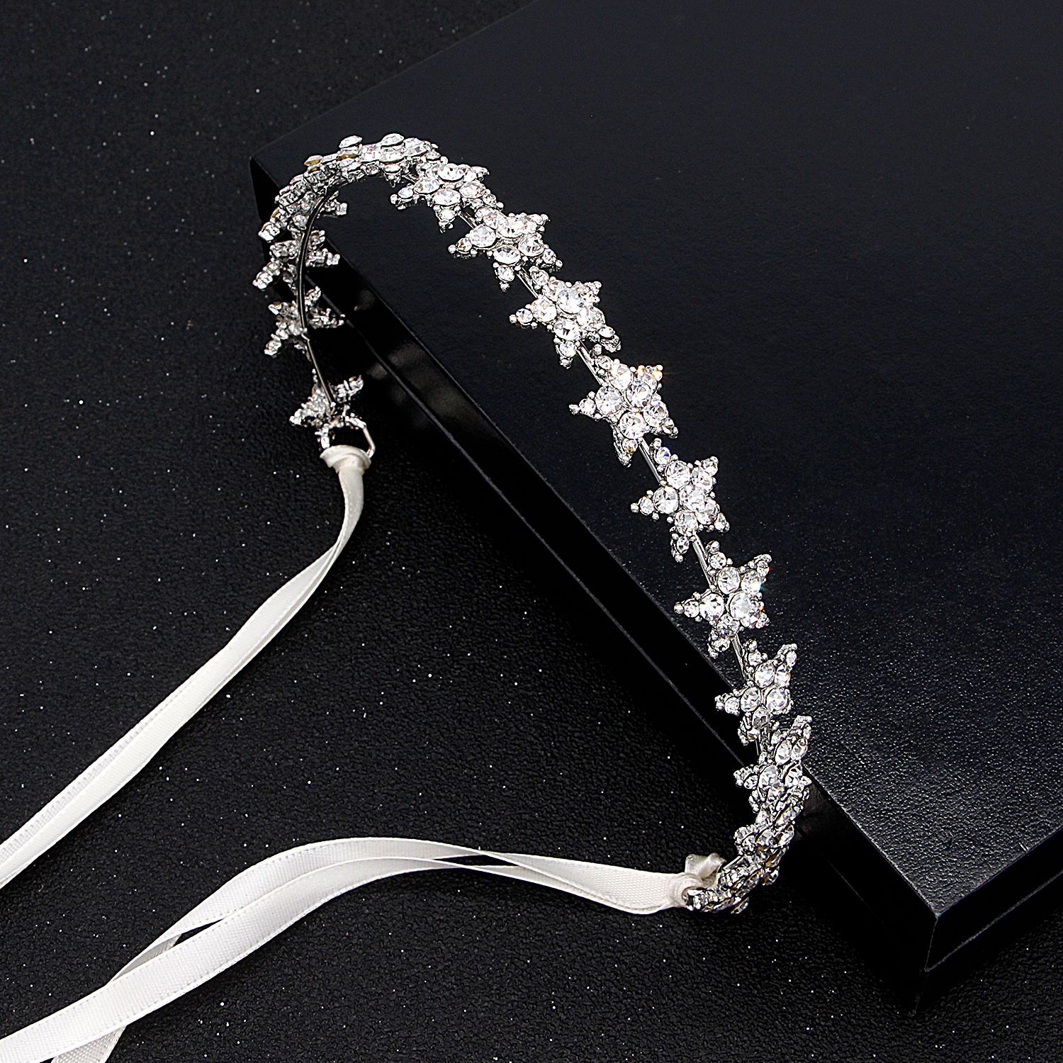 Diadema de novia, accesorios de boda de aleación, joyería para vestido de novia