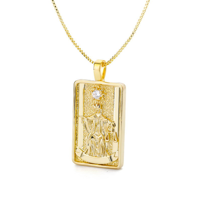 European And American Cross-border New Nordic Tarot Pendant
