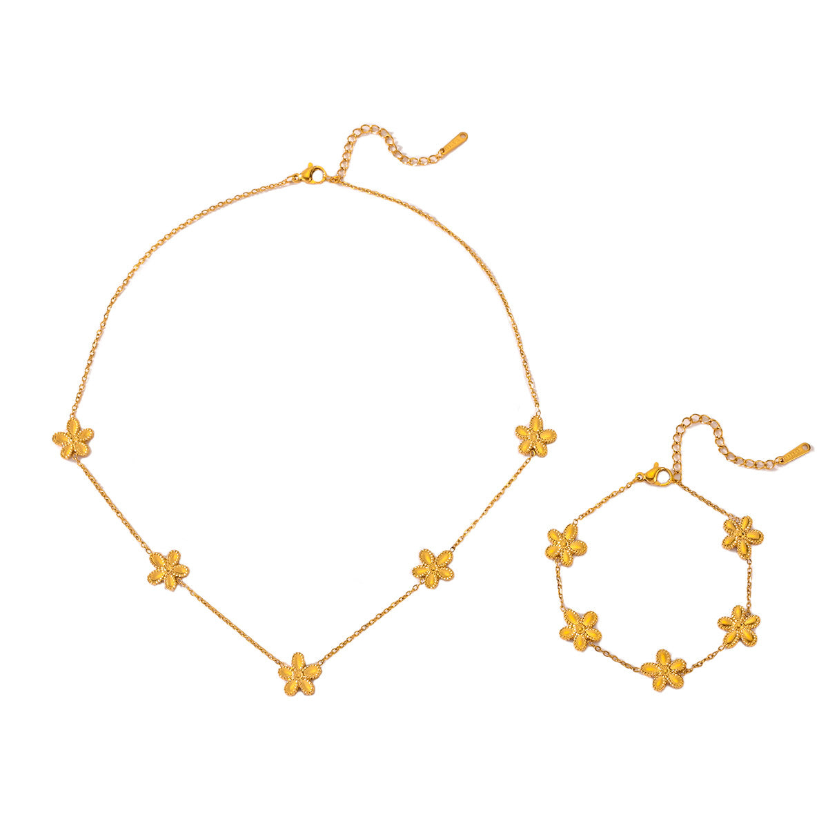 Kleine Edelstahlkette im schlichten Design