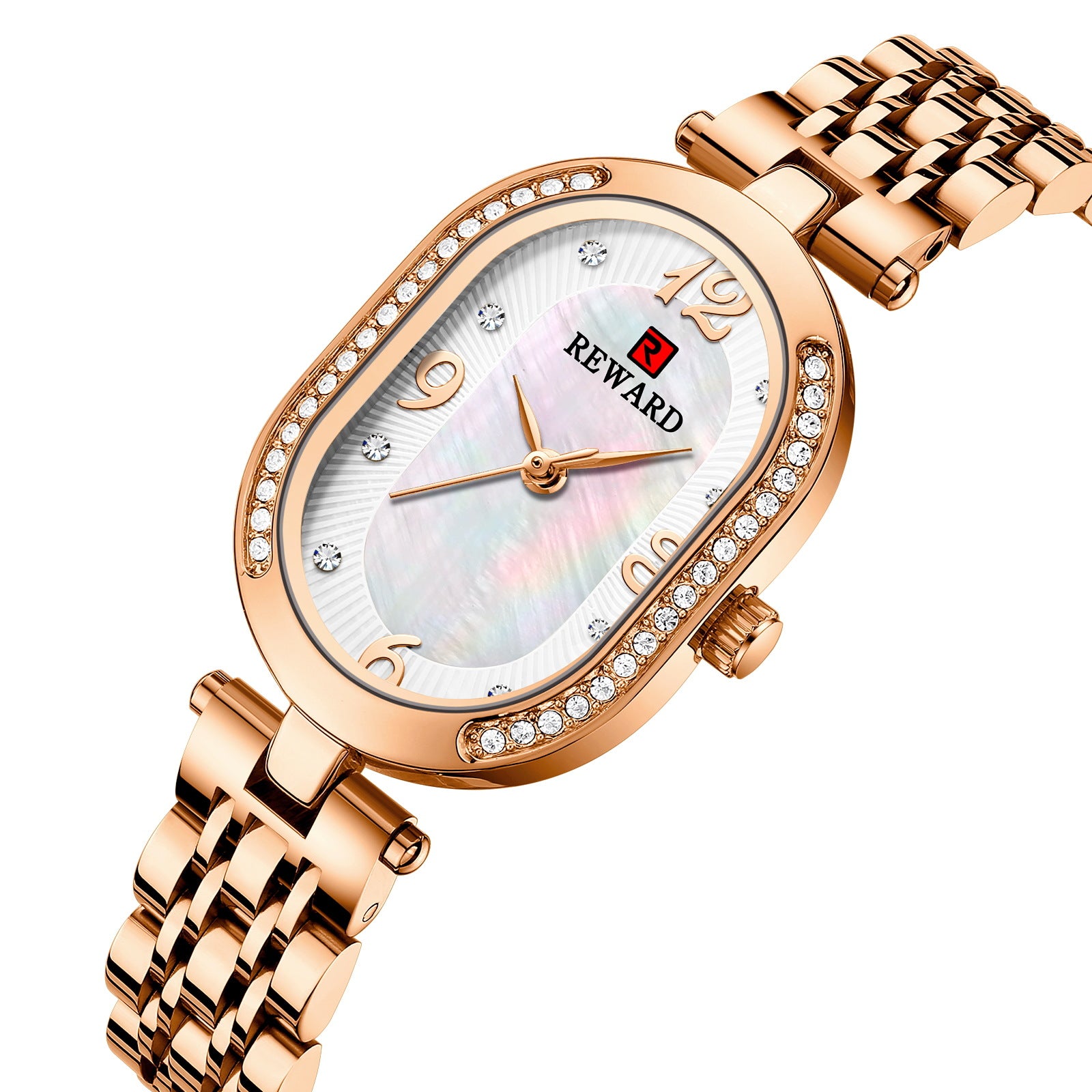 Reloj de señora elegante con diamantes