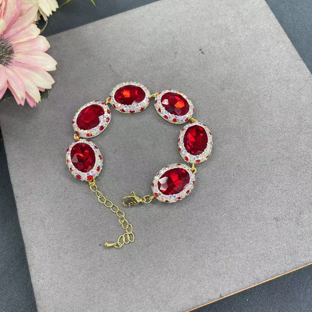 Crystal Bracelet Fashion Trending Inlaid With Full Diamond