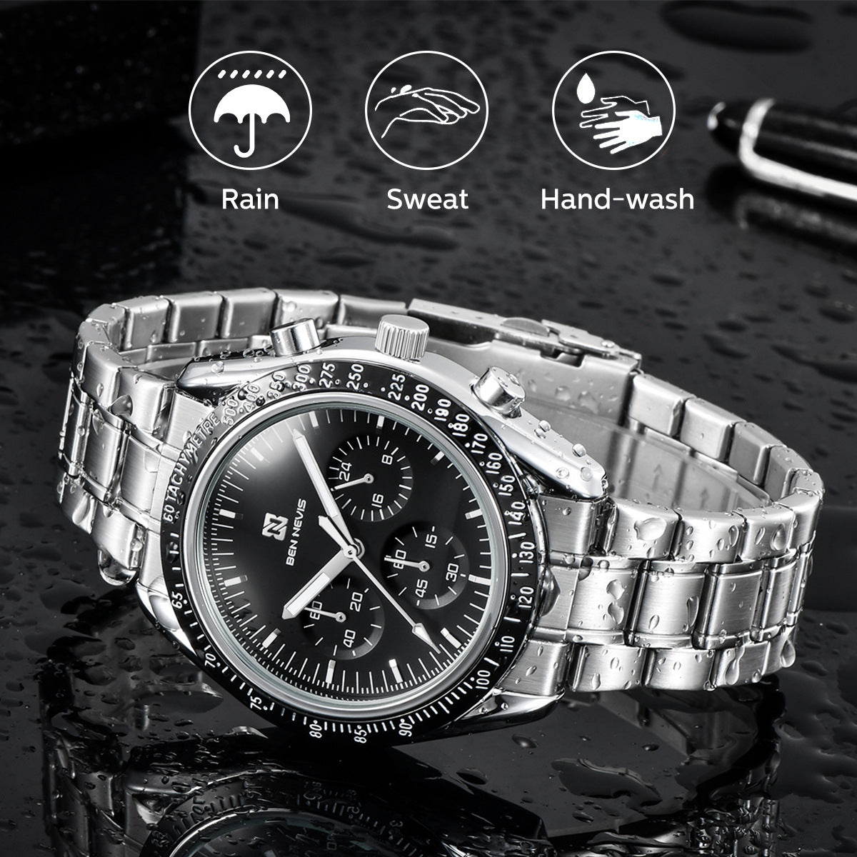 Los relojes de cuarzo para hombre son multifuncionales
