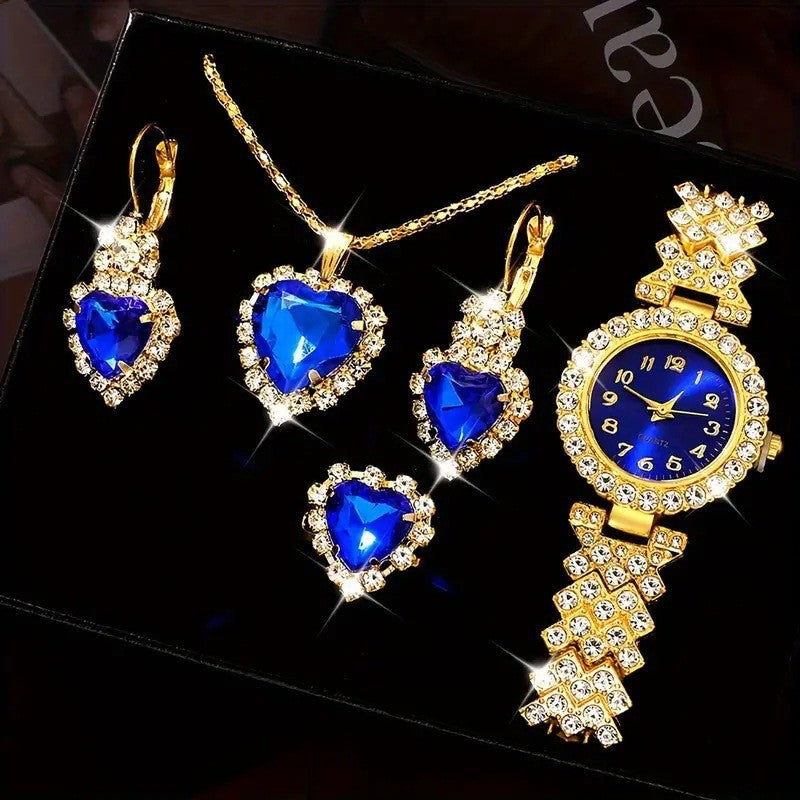 Bunte Kristalle Quarzschmuck Anzug
