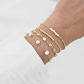 Schlichtes Mode-Matching, kreatives Design, geometrisches Perlenarmband