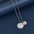 2023 Round Graduation Pendant Necklace Red Crystal Graduation Heart Necklaces