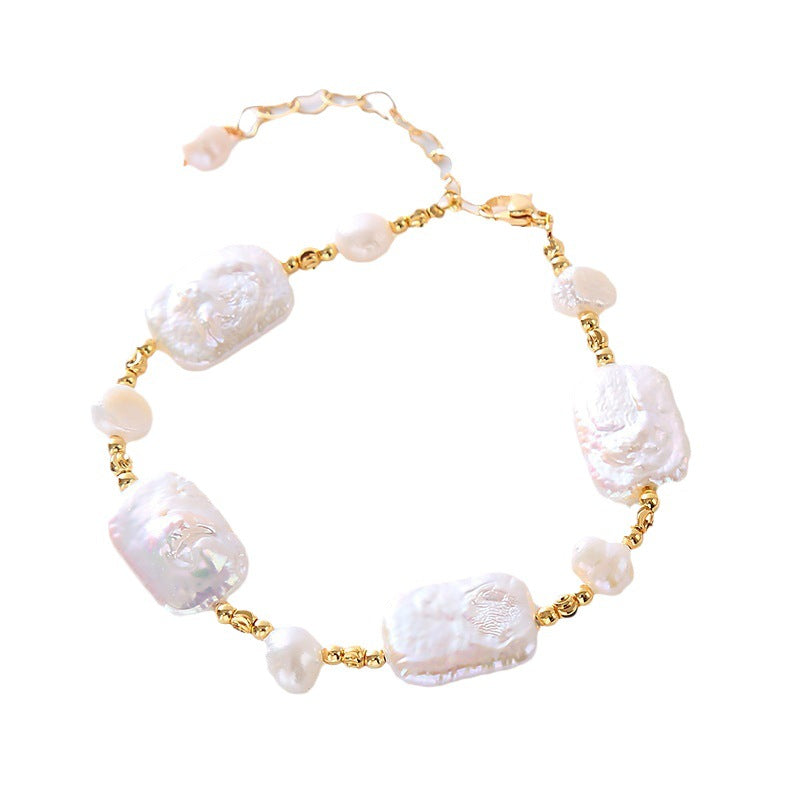 Vintage Natural Pearl Bracelet Bracelet Women's Accessories