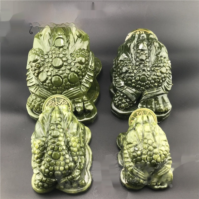 Joyería de Jade Sapo Dorado de Jade del Sur