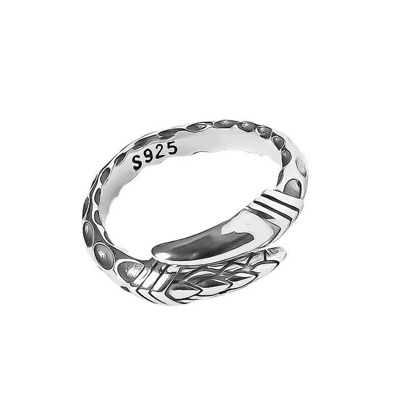 Anillo de pata ajustable para dedo índice, diseño de dragón, joyería de moda