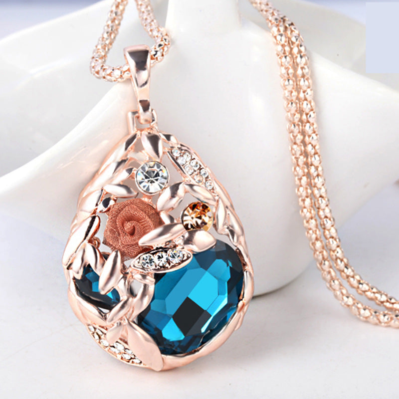 Accessoires Deko Schmuck Halskette Pulloverkette Lang Damen
