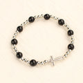 Women's Fashion Simple Cross Rosary Bracelet