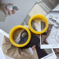Round Resin Summer Jelly Color Dynamic Acrylic Bracelet