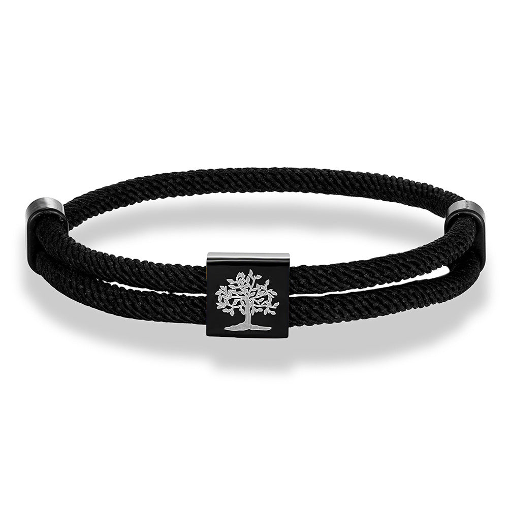 Simple Fashion Cross Milan Rope Braided Bracelet