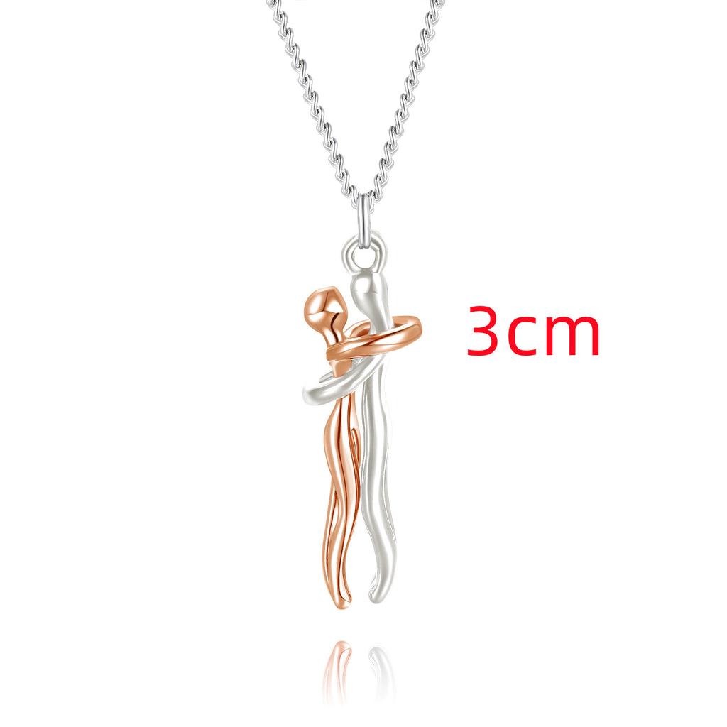 European and American original couple necklace