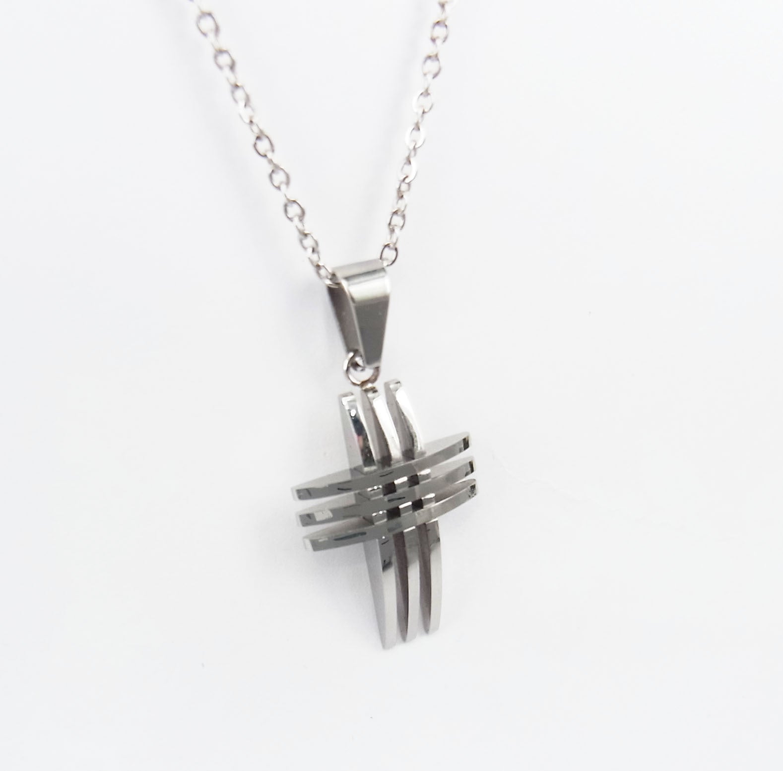 Hohles Kreuz Punk Persönlichkeit Herrenschmuck Mode Trendiger Schmuck