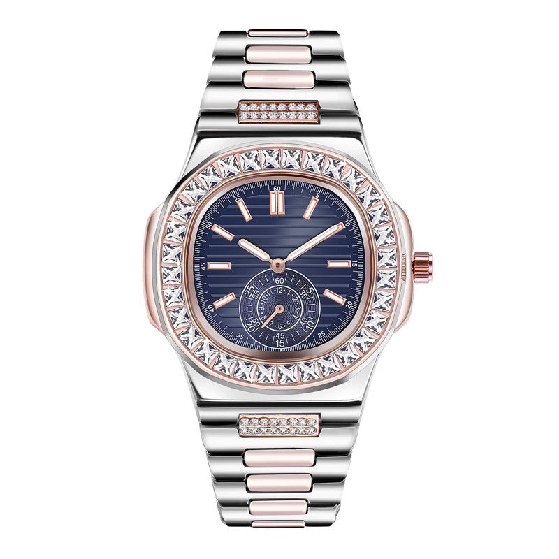 Relojes de regalo de lujo de aleación con diamantes para hombre