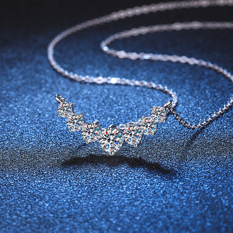 S925 Sterling-Silber-Anhänger Damenkette