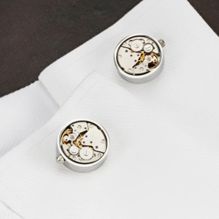 Turning French Men's Movement Cufflinks