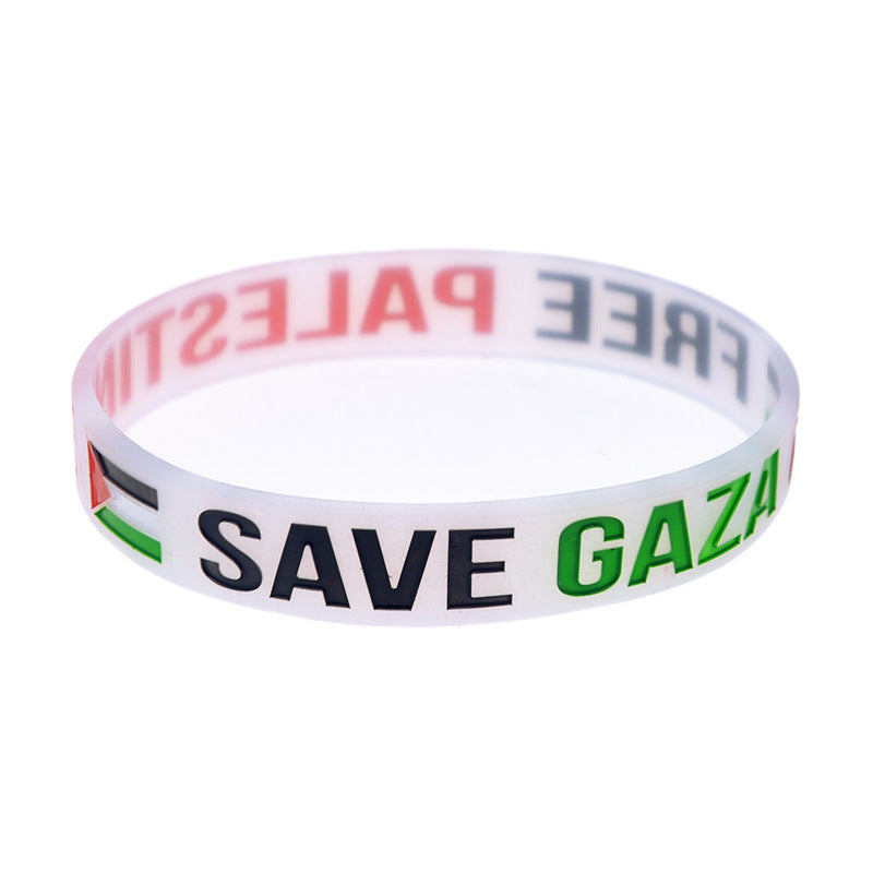 Palästina Flagge Silikonarmband Palästina Armband Gaza Gaza Palästina Armband