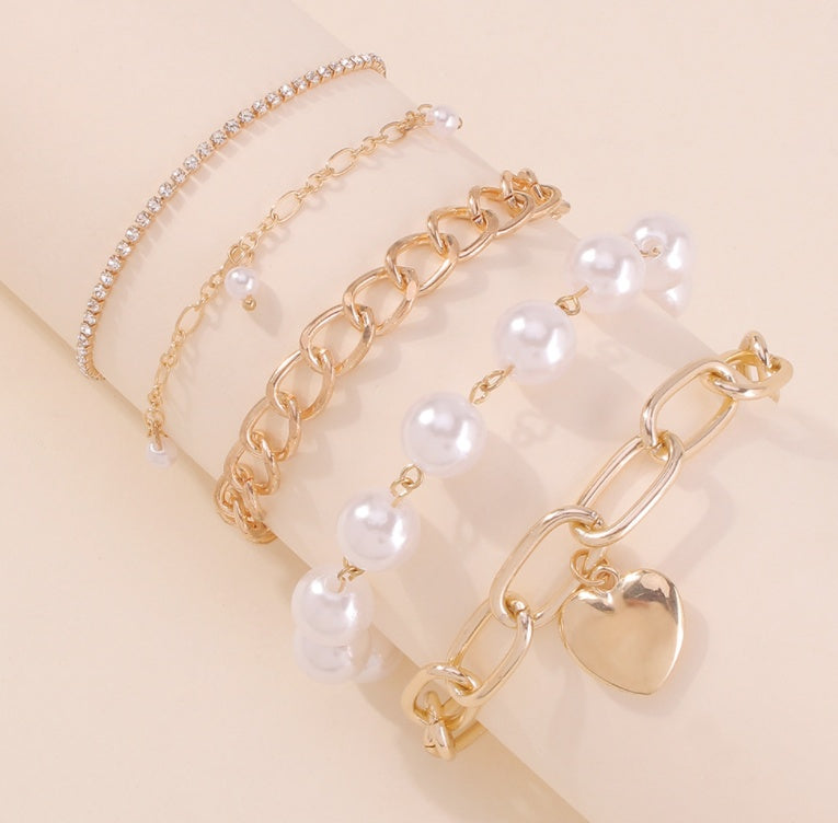 Pulsera de aleación de cadena gruesa