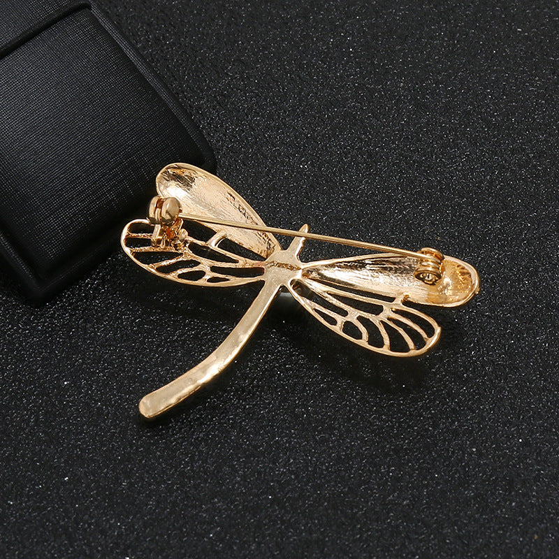 Accesorios de ropa Broche de araña de cristal brillante de diamante