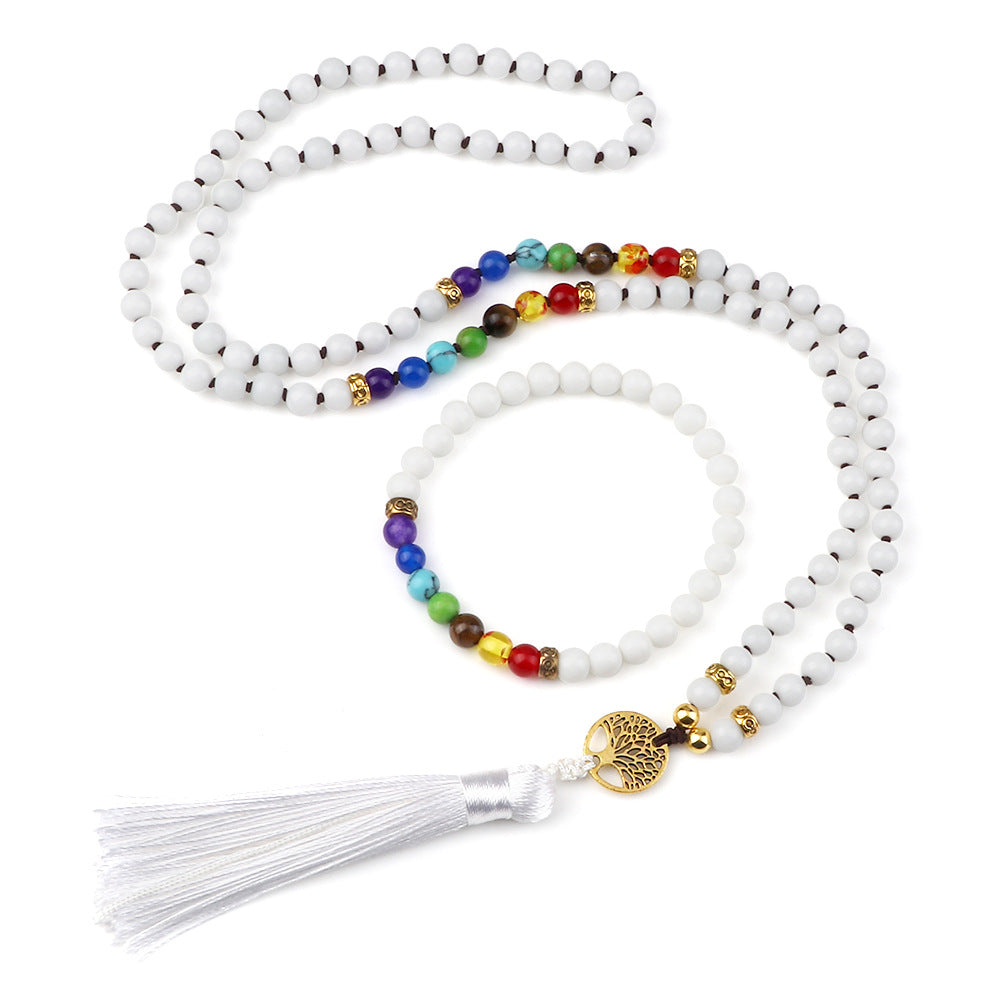 Ethnic Style Colorful Alloy Loose Beads Bracelet