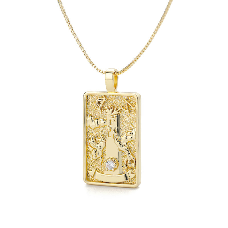 European And American Cross-border New Nordic Tarot Pendant