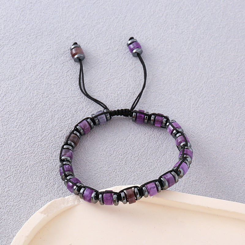 Men's Universal Ornament New Hand-woven Apatite Bracelet