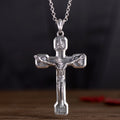 Jesus Kreuz Herrenanhänger Silber Anhänger