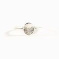 Anillo Ola Marina Tormenta de Plata Pura S925 Simple para Mujer