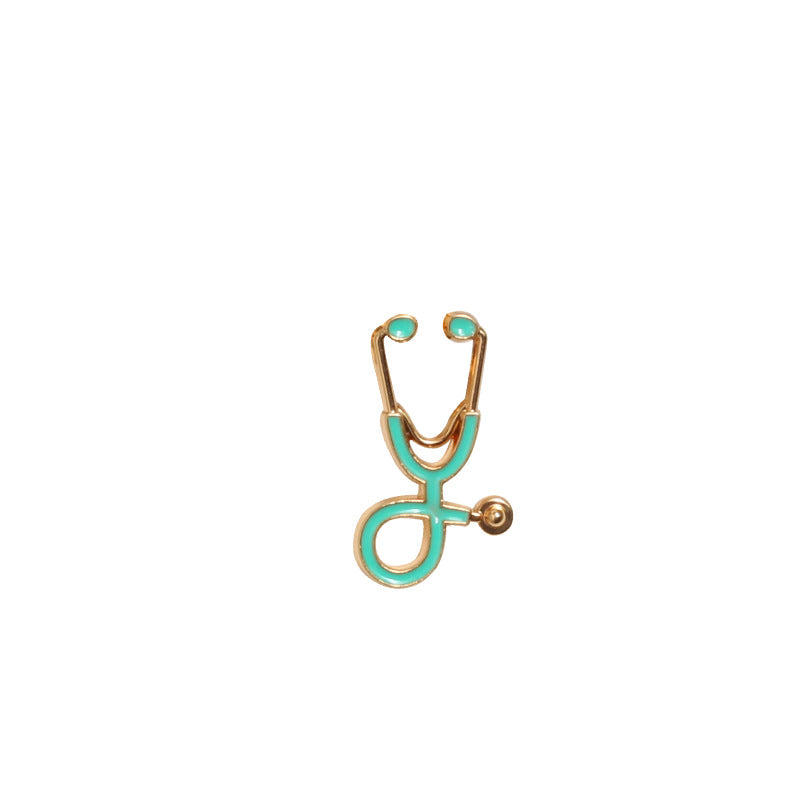 Doctor Who Brosche Cartoon Farbe Stethoskop Anstecknadel
