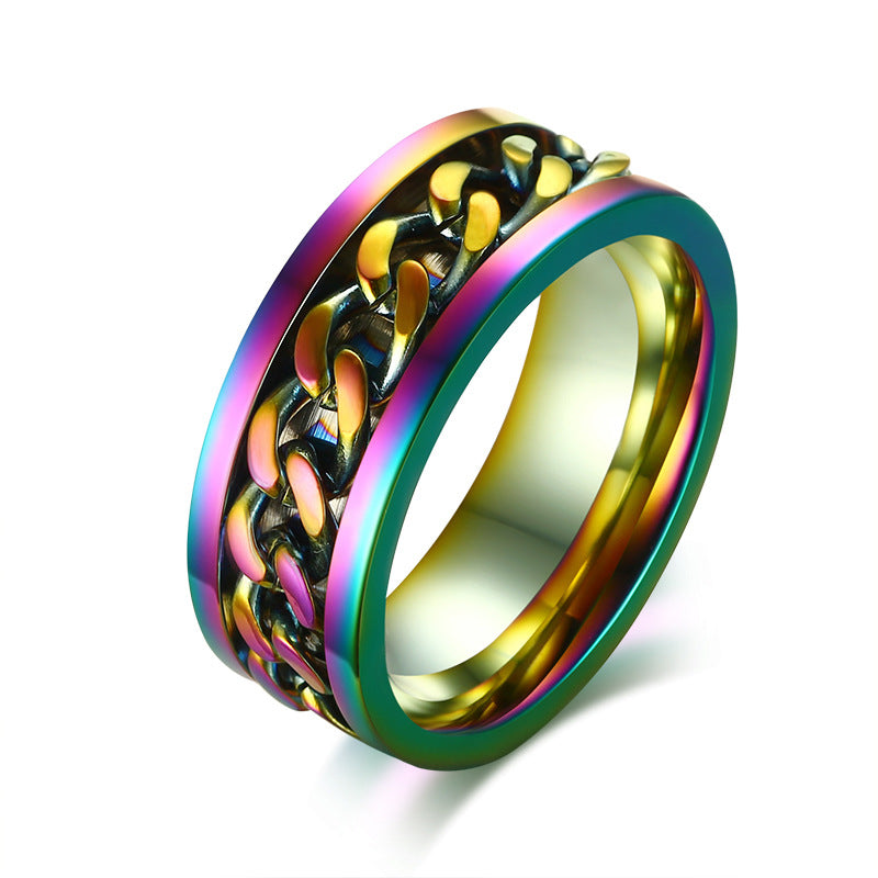 Anillo giratorio de acero inoxidable