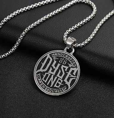 Hiphop pendant titanium steel chain pendant for men and women